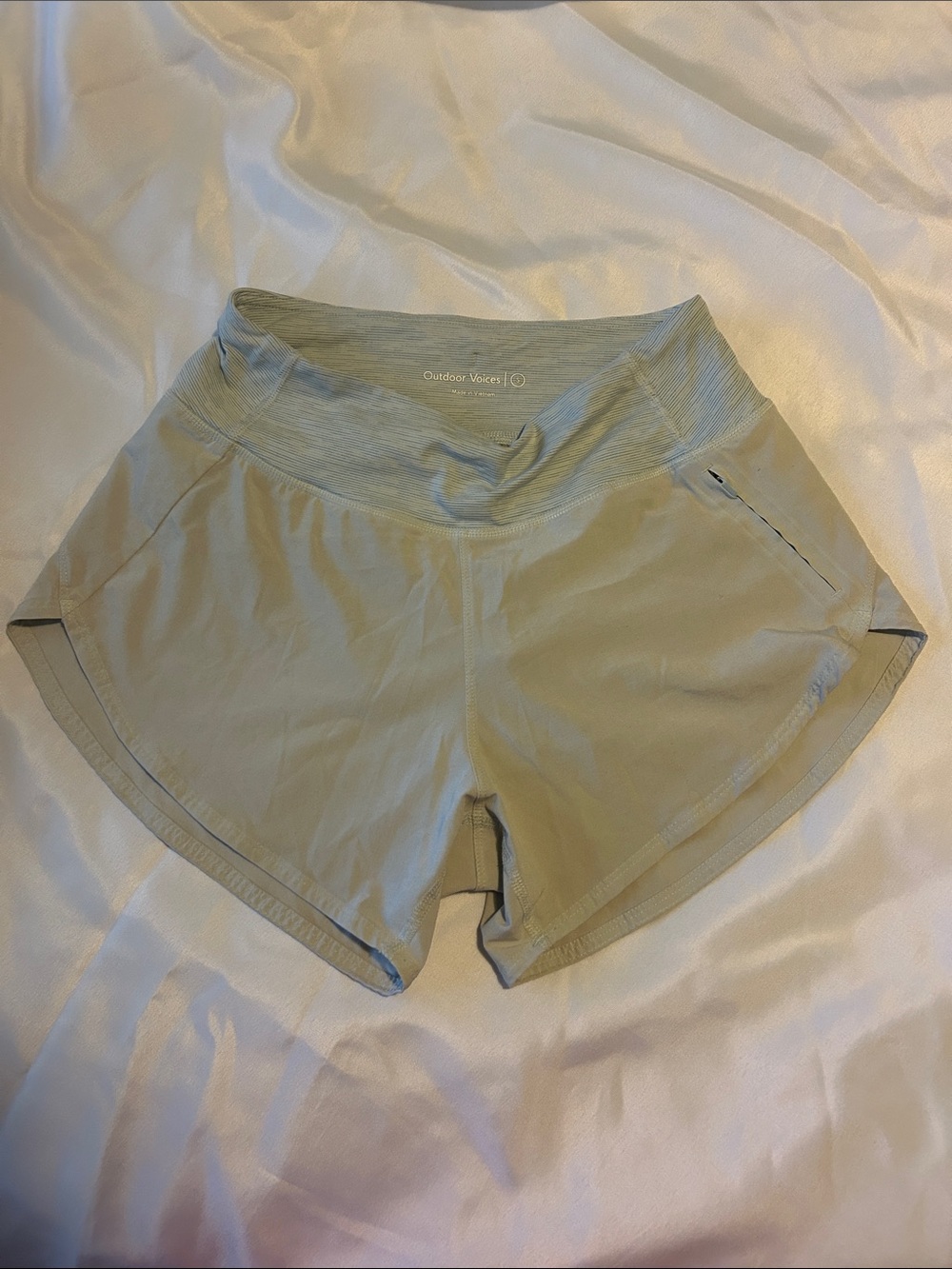 Outdoor Voices Light Blue Athletic Shorts